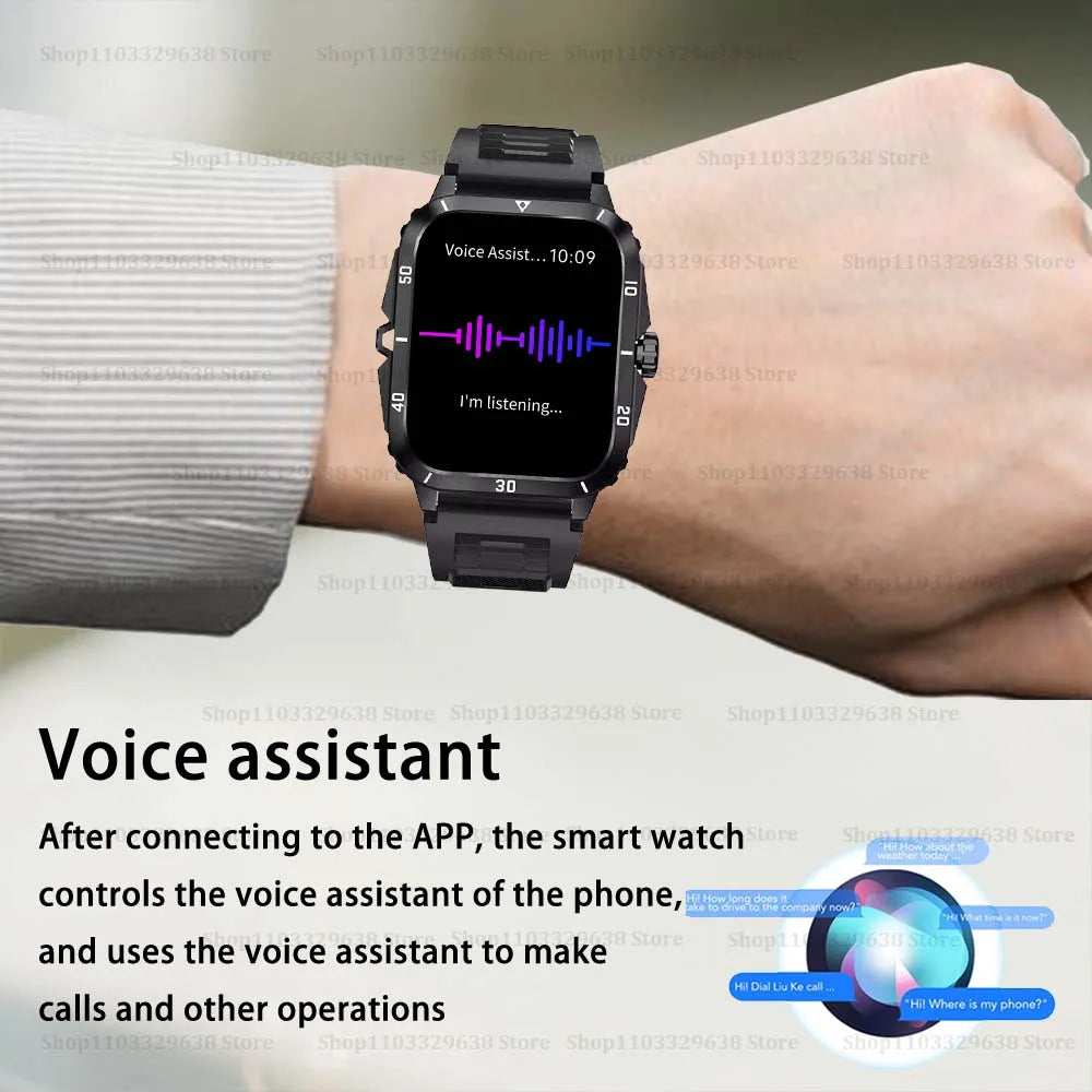 Sport Smartwatch Herren mit HD Display & Anruf