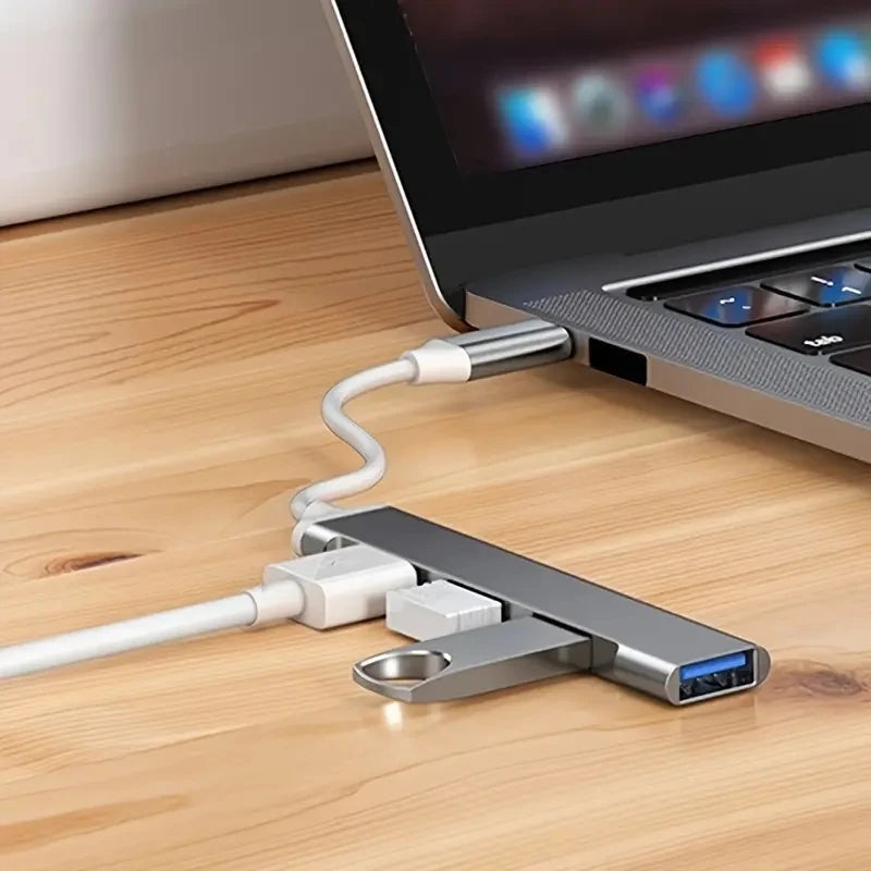 4-Port USB-C Hub 3.0/3.1 Adapter OTG