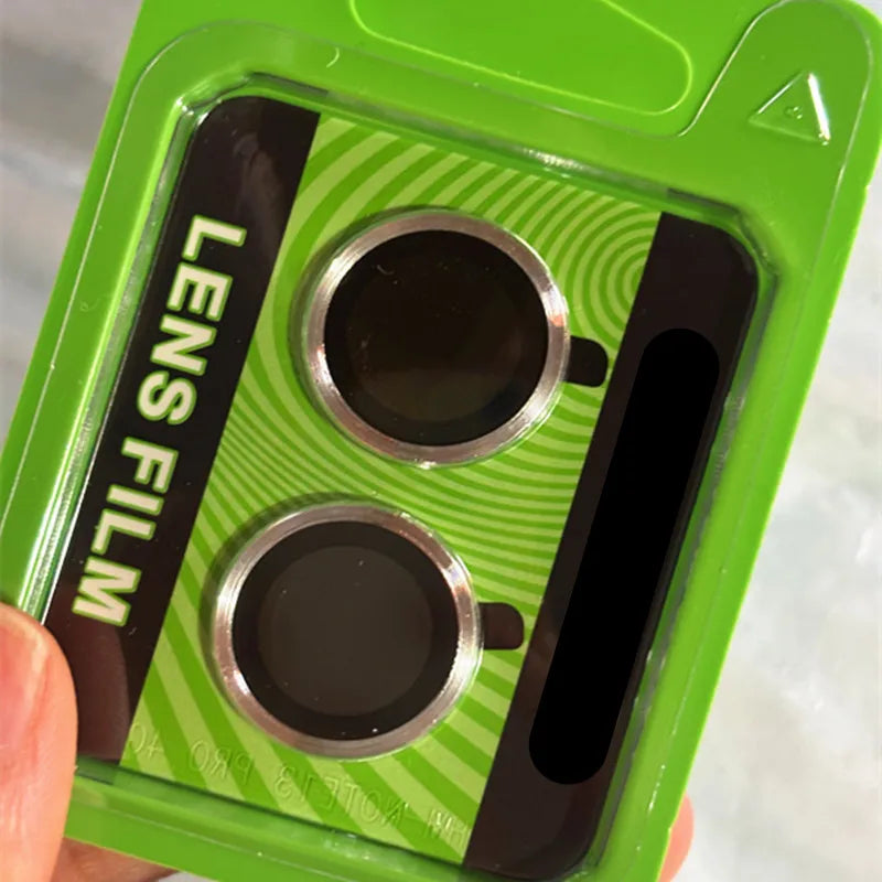 Metall Ring Kamera Schutzglas für iPhone 17