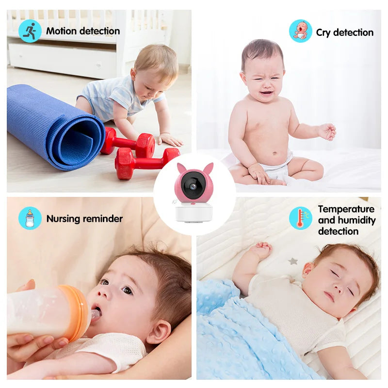 5 Zoll WLAN Baby Monitor mit Nachtsicht & Bewegungsmelder