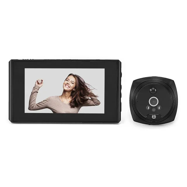 Digital video door viewer with 4.3" monitor & sensor