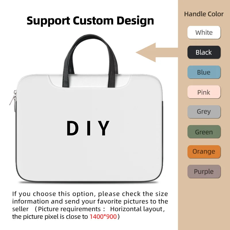 DIY PU Laptoptasche Katze 12–17 Zoll