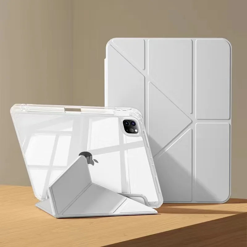 Smart case with pen holder for iPad models