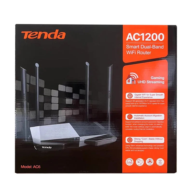 Tenda AC6 AC1200 Dualband WLAN Router