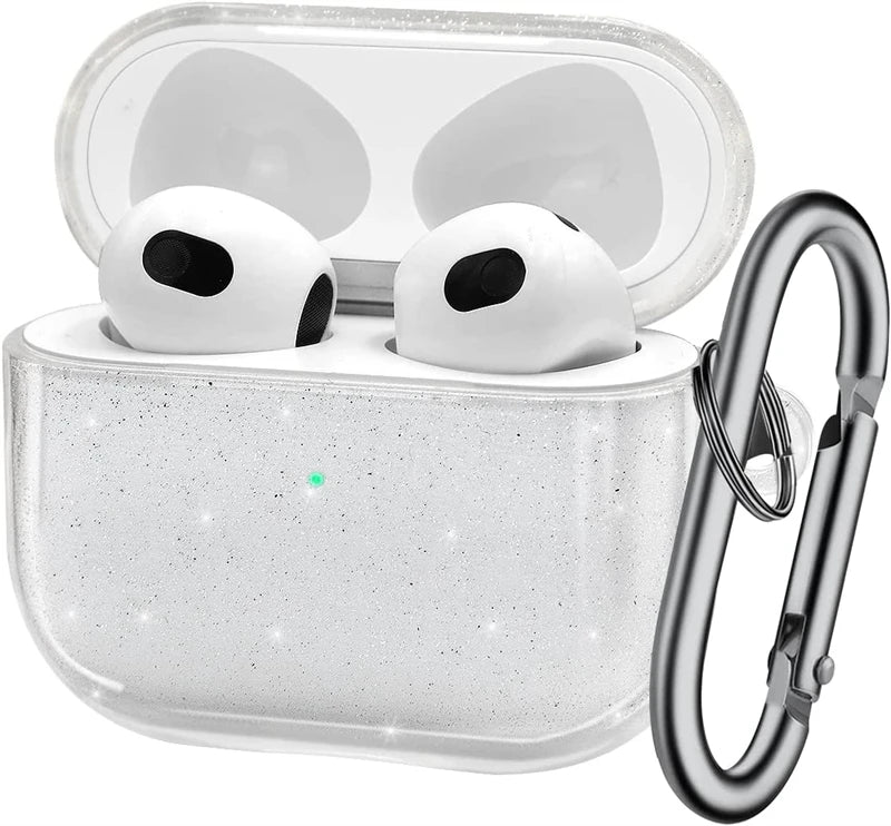 Glitzer Transparente Hülle für AirPods Pro 1 & 2