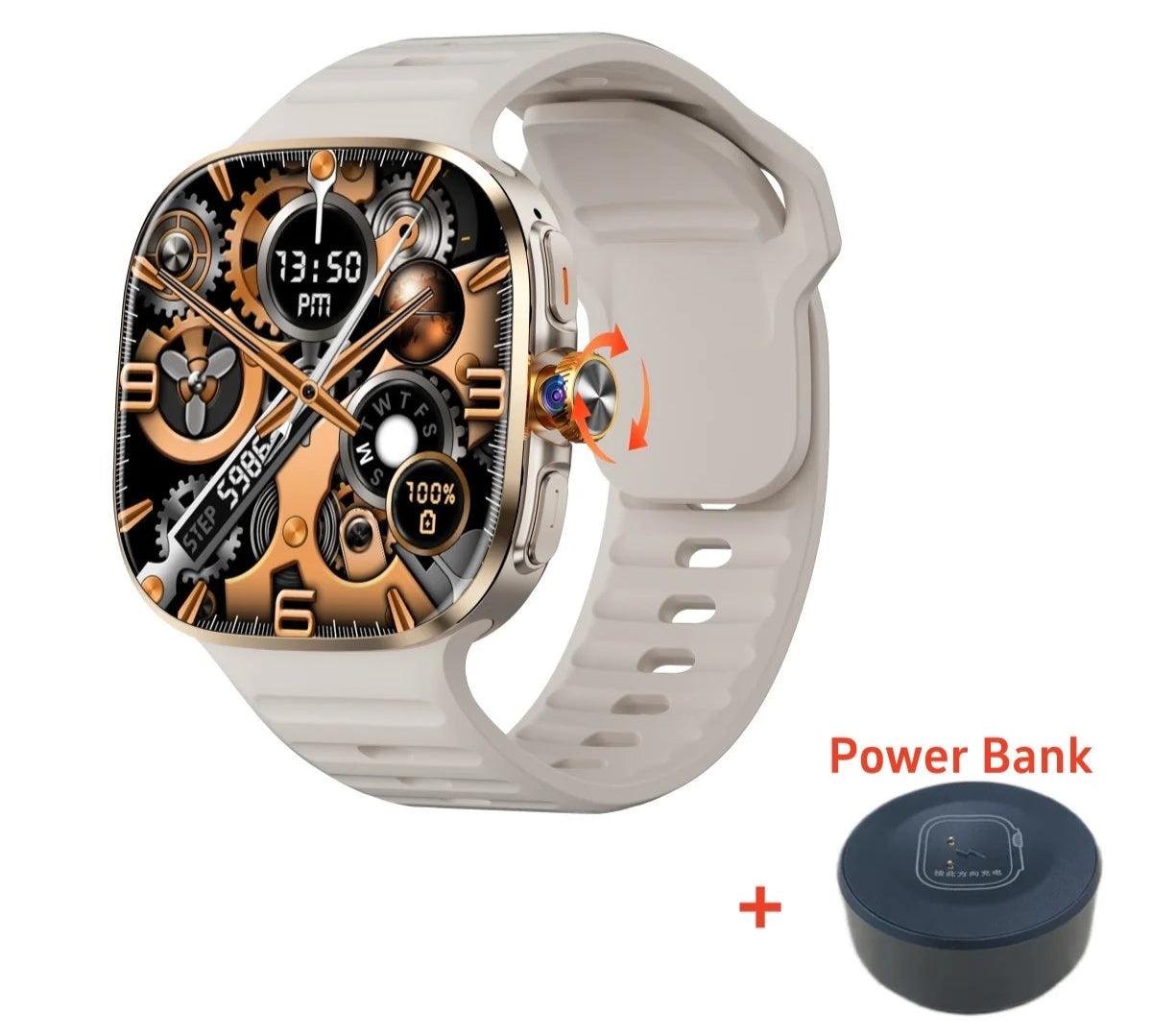 5G Smartwatch mit Drehkamera & 2,4" AMOLED Display
