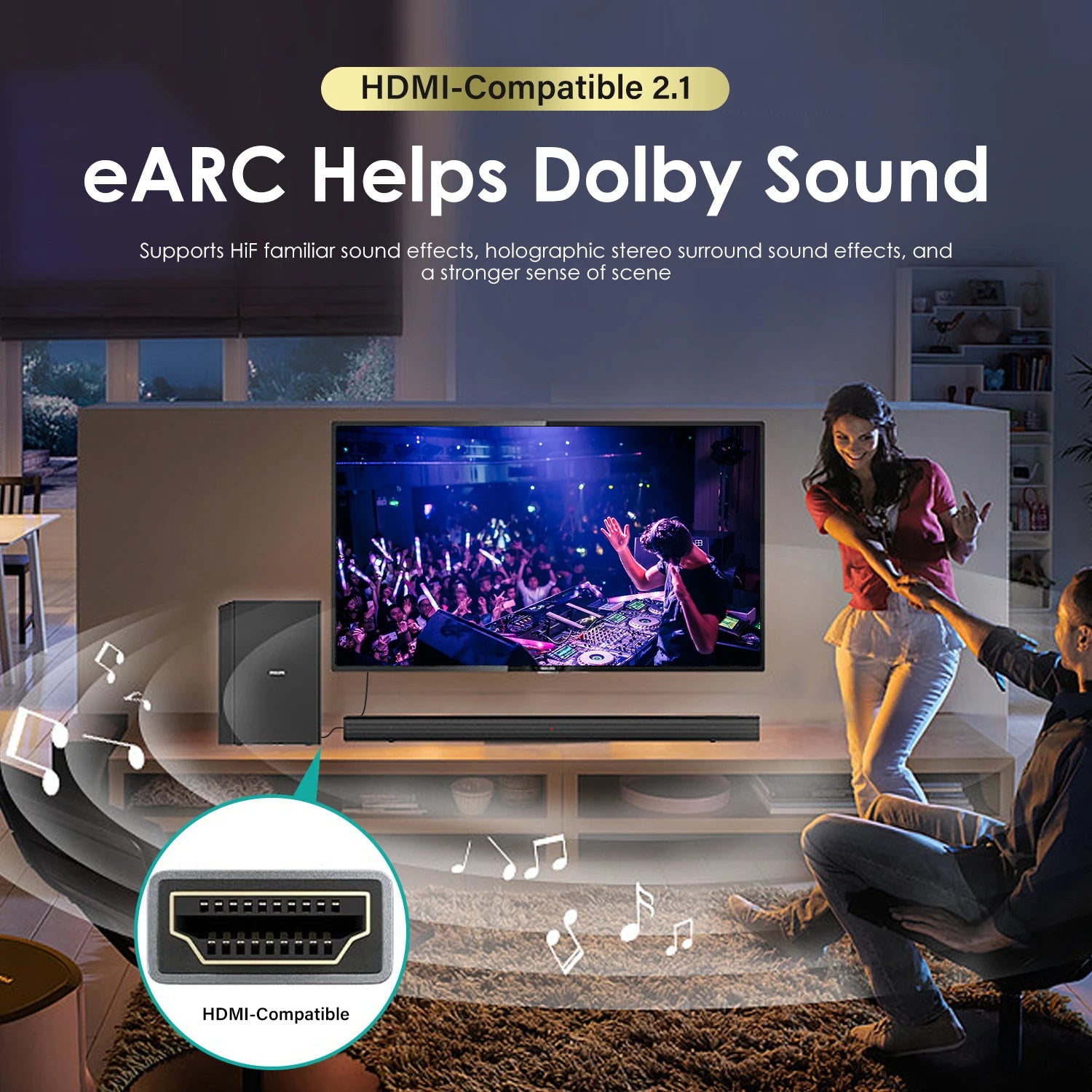 HDMI 2.1 Kabel 8K 60Hz 4K 120Hz HDR 1–12m
