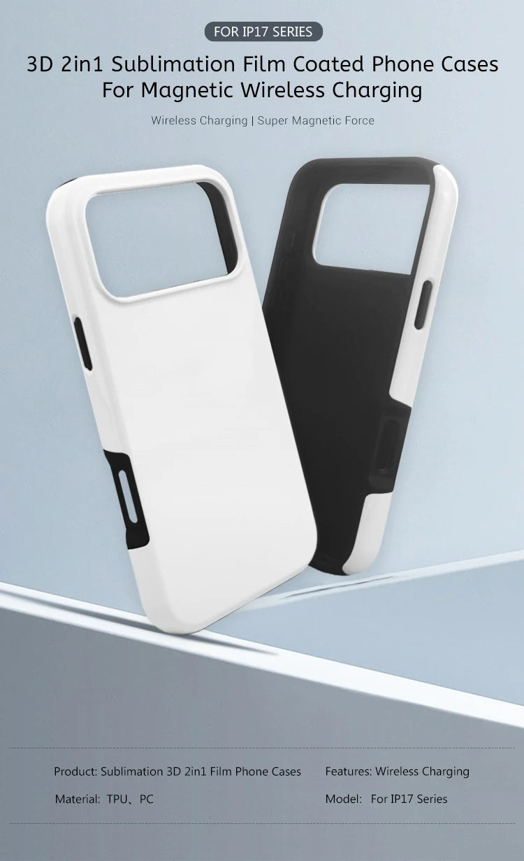 Personalisierte 3D Magnet Hülle für iPhone 17