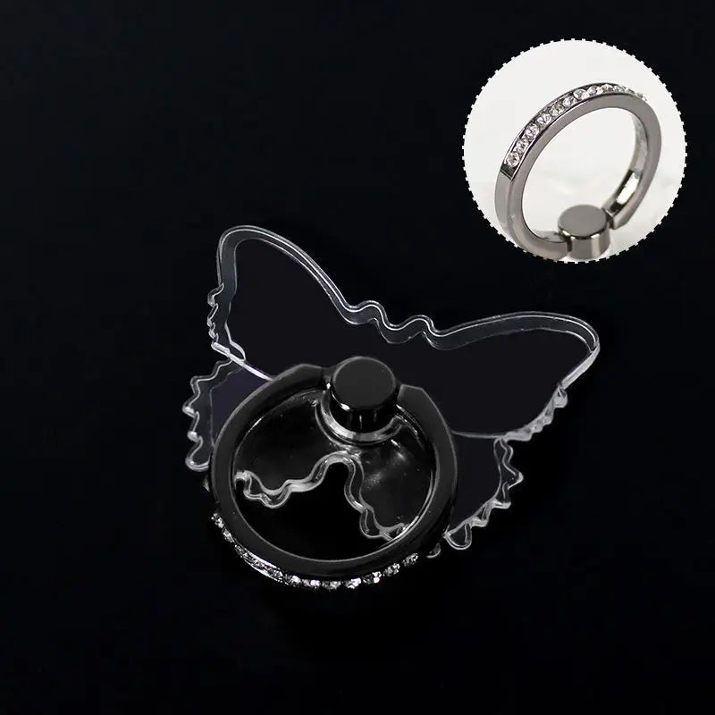 Transparenter 360° Handy-Ringhalterständer