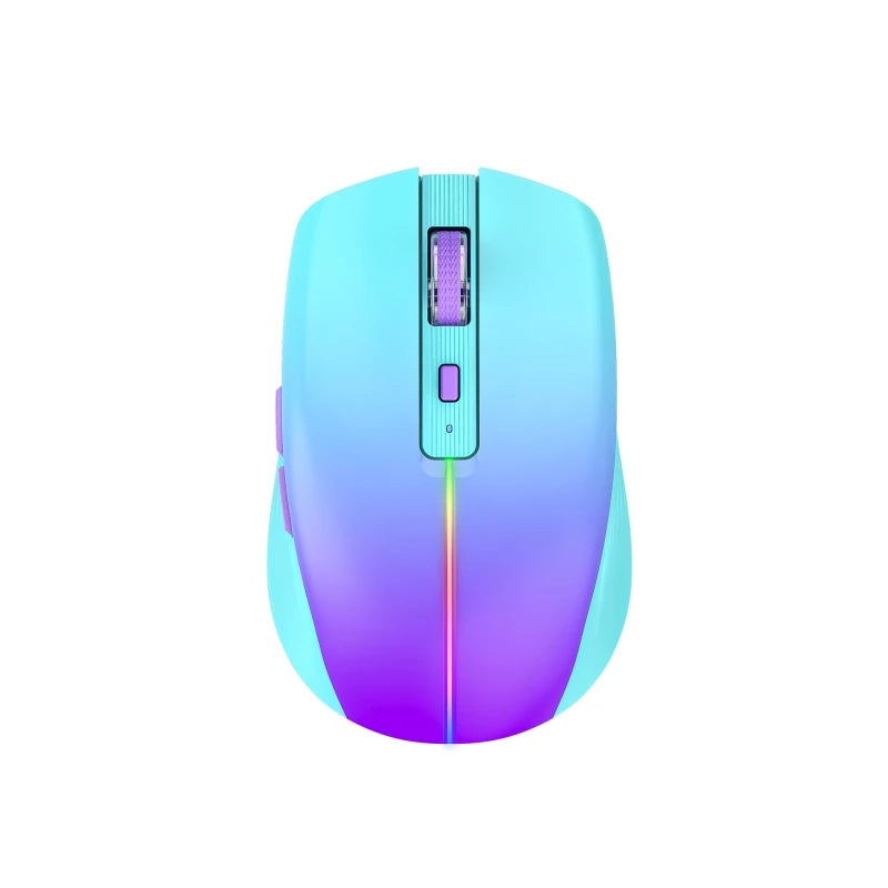 Leise Bluetooth Maus 2.4G mit Typ-C, 6 Tasten