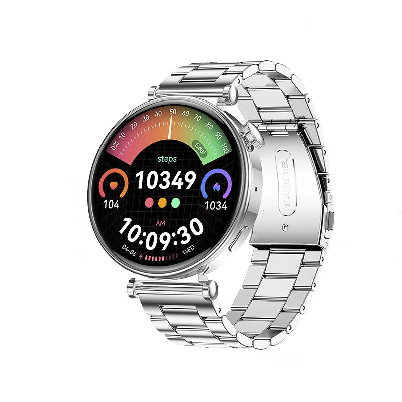 Elegante Damen Smartwatch GPS NFC Fullscreen 2025