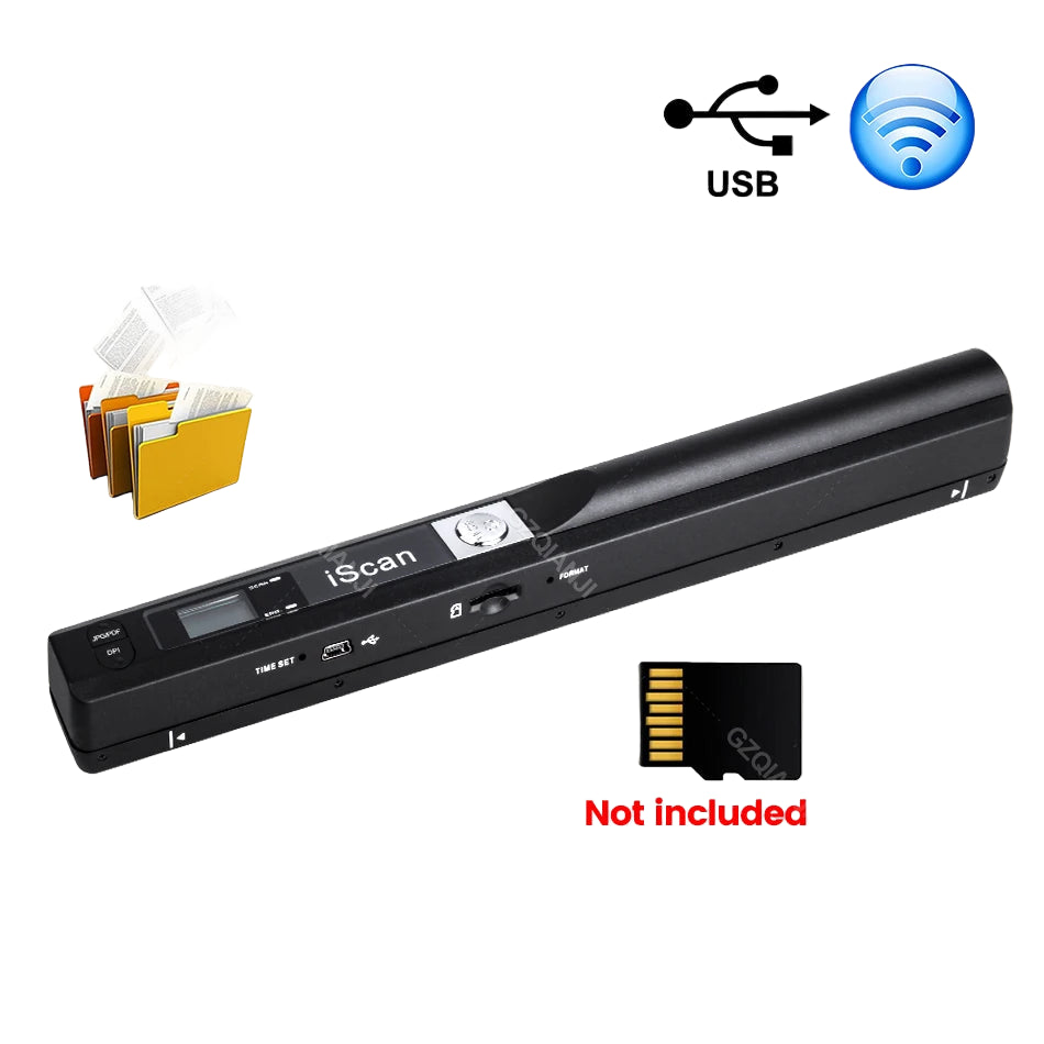 Tragbarer Mini A4 Dokumentenscanner 900 DPI HD