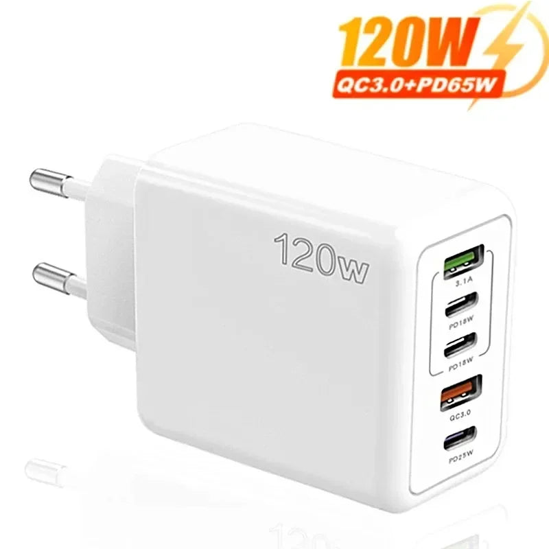 Multi-USB Type-C Fast Charger