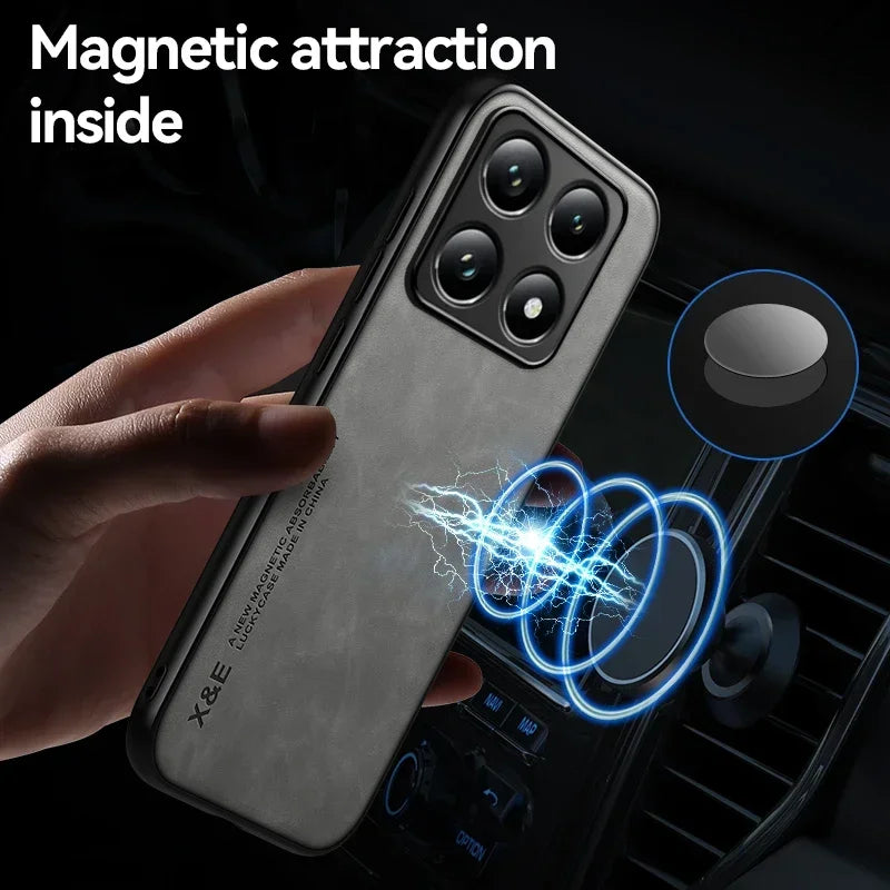 Magnetische Auto-Hülle für Xiaomi 14T Pro & mehr