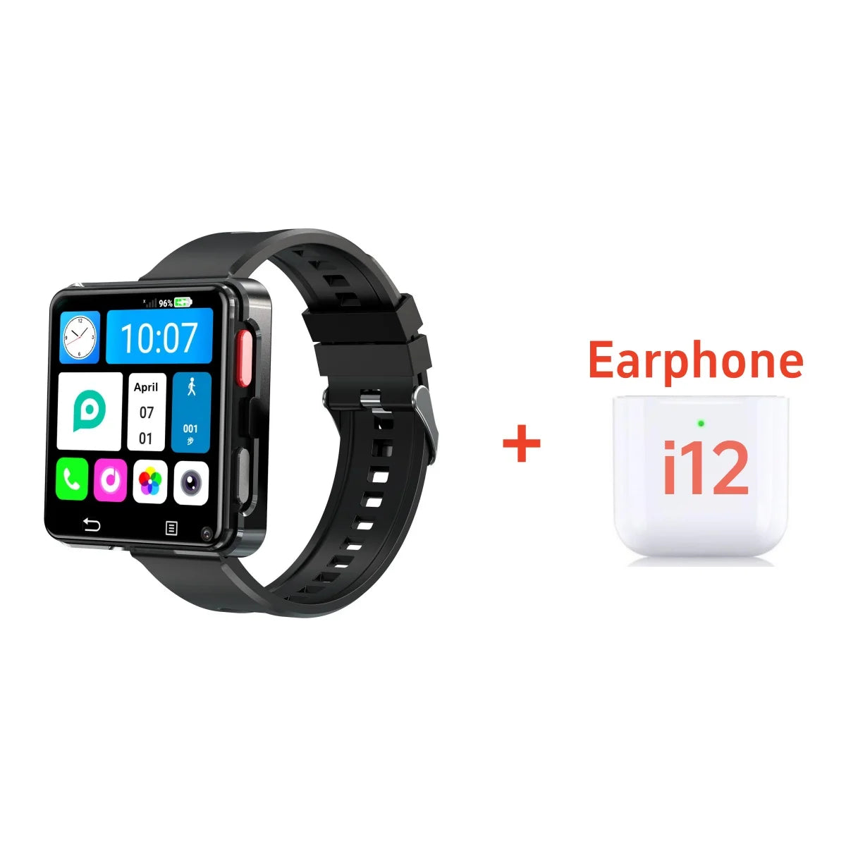 4G Smartwatch mit großem Display und Dual Kamera