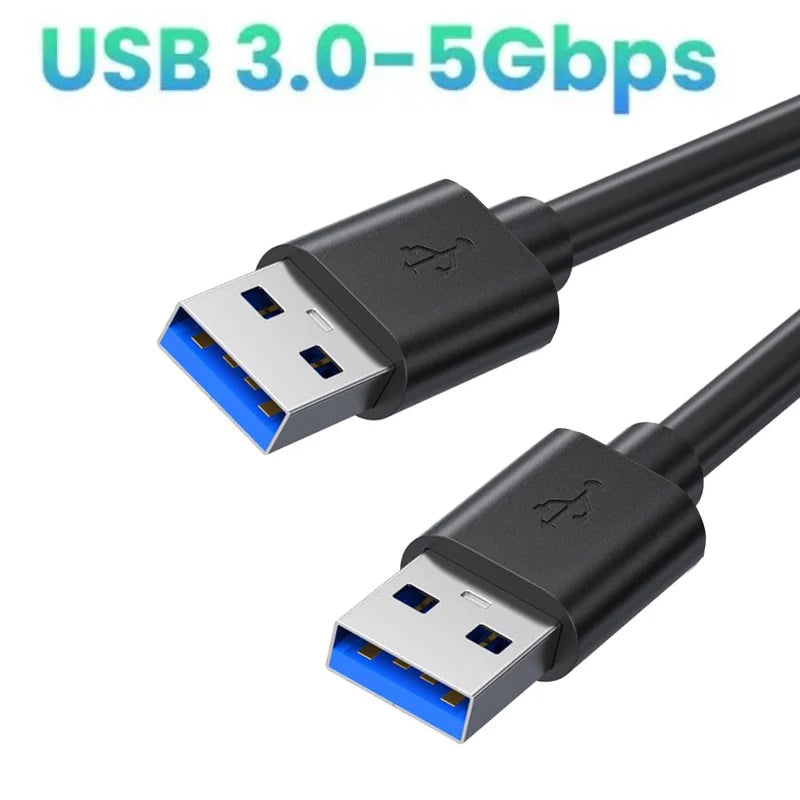 USB 3.0 short cable, Type A male to male