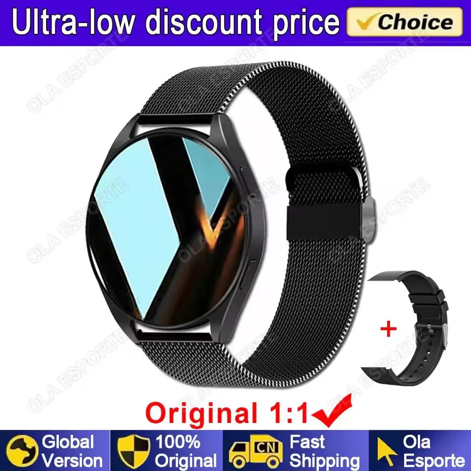 Moderne Smartwatch 2025 mit Bluetooth & Fitness-Tracker