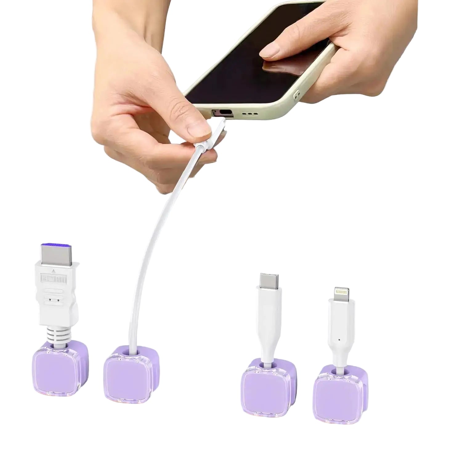 Magnetische Kabelclips für Schreibtisch und Büro