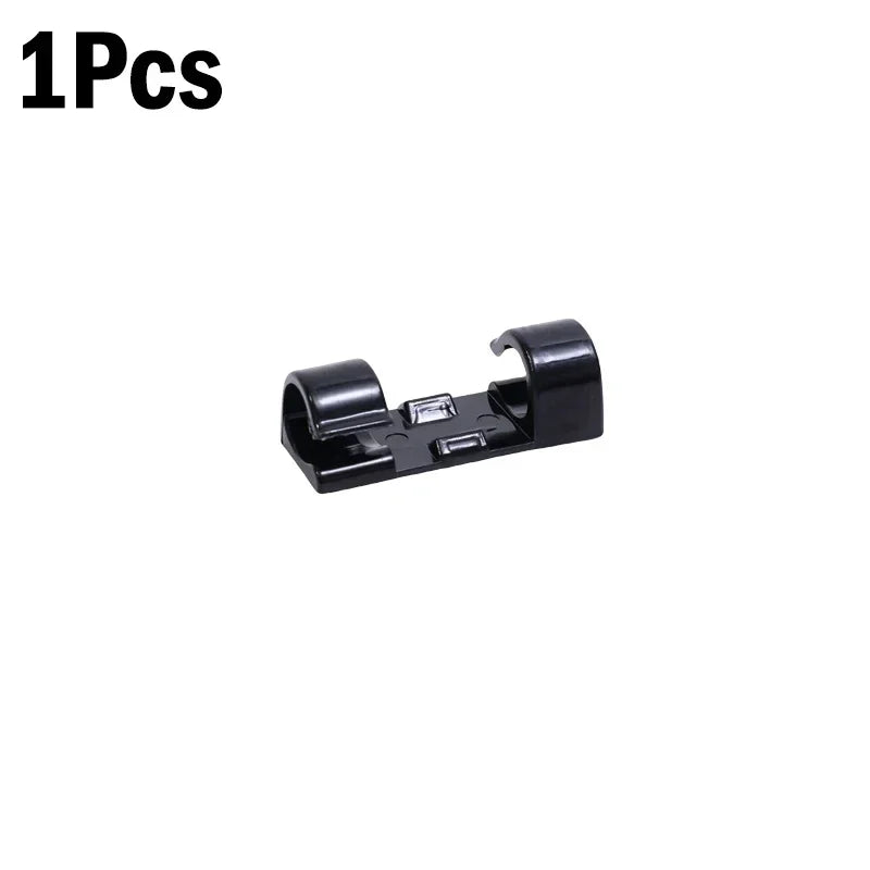 Selbstklebende Kabelclips 1–60 Stück für Ordnung