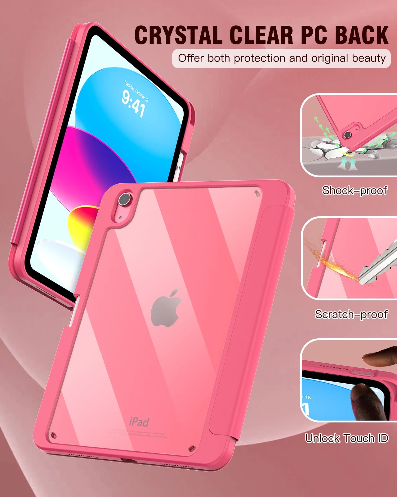 iPad 10 Case 2022 with Pen Holder