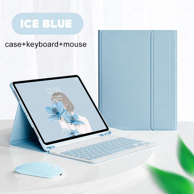 Bluetooth Tastatur Maus iPad Air Pro Case