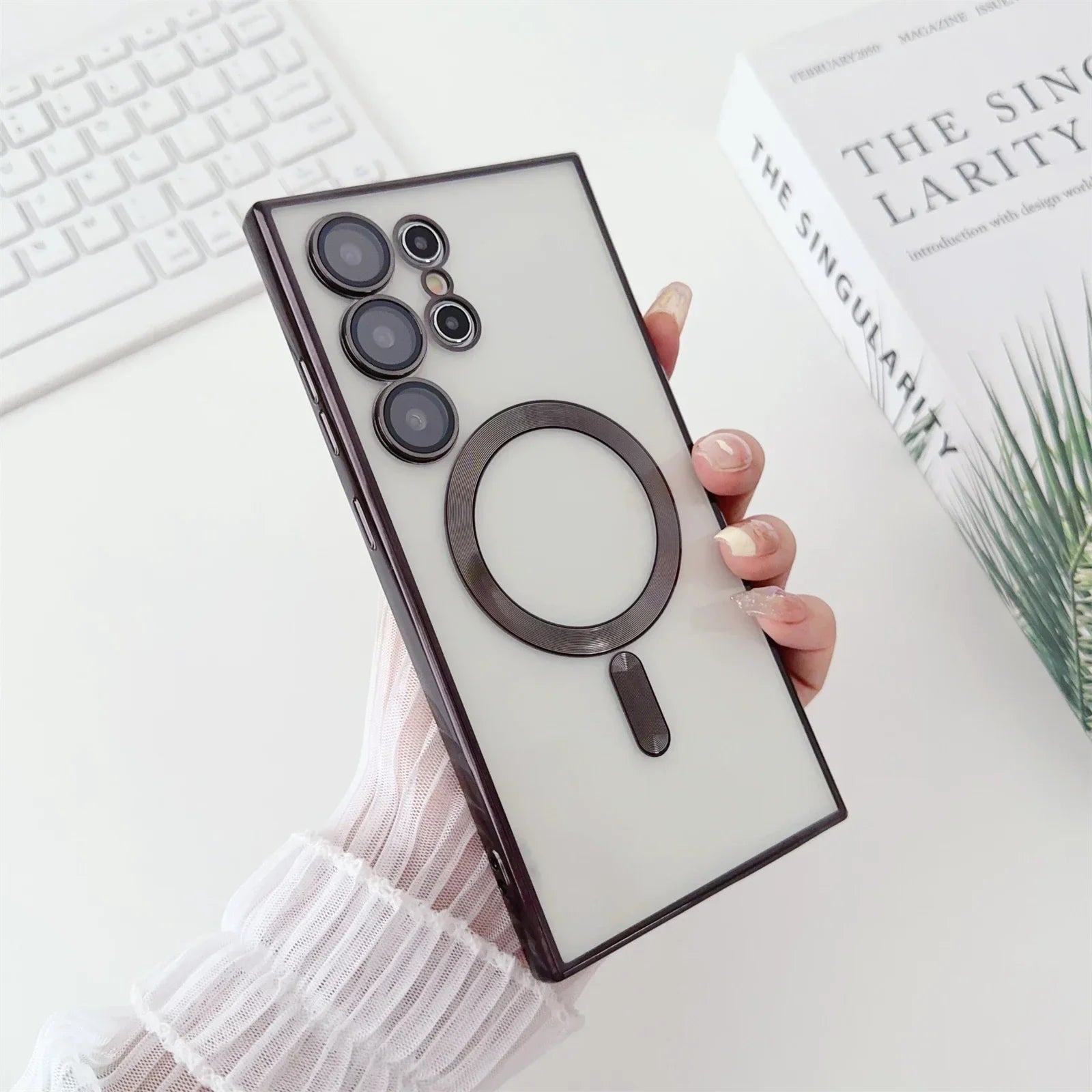 Magnetische Magsafe Hülle für Samsung S25/S24