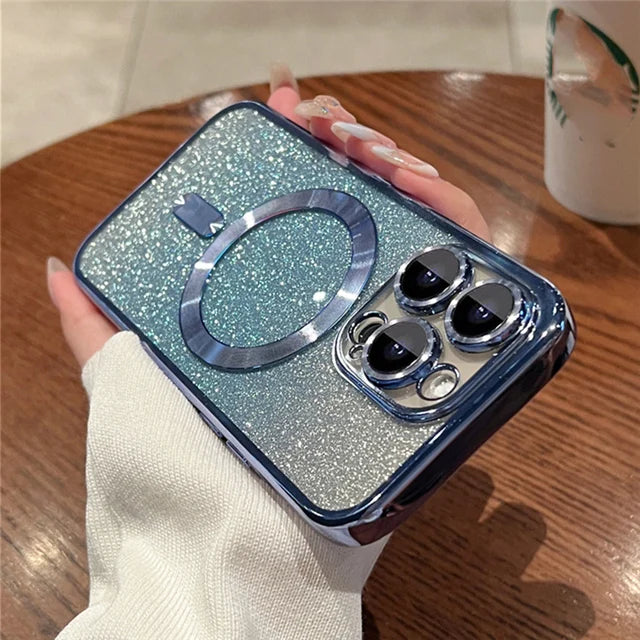 Luxus Flash Glitter Magsafe Hülle für iPhone 17 Air