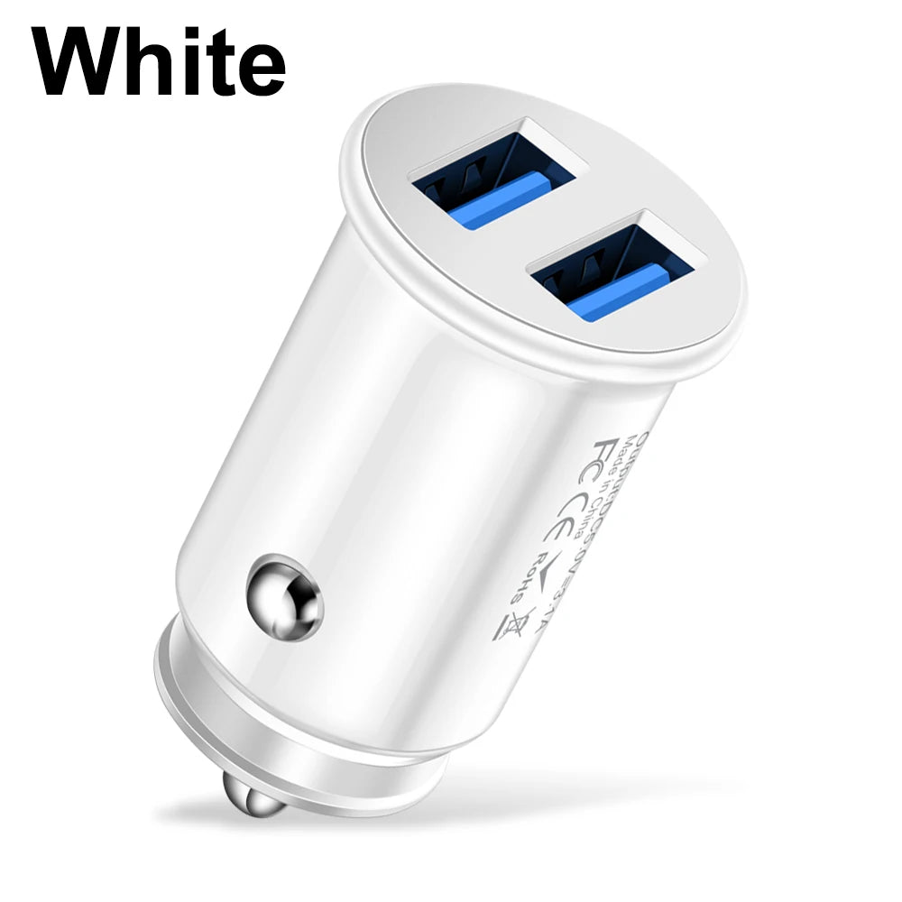 3,1 A Mini 2-Port USB Autoladegerät Typ C PD