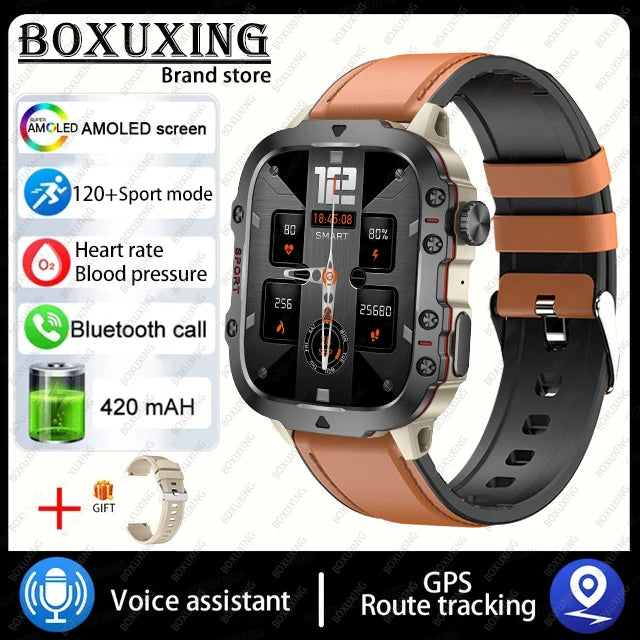 Outdoor Smartwatch 2024 mit GPS und AMOLED Display