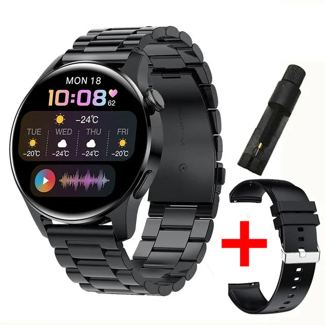 Ultradünne Smartwatch mit Bluetooth und Fitness Tracker