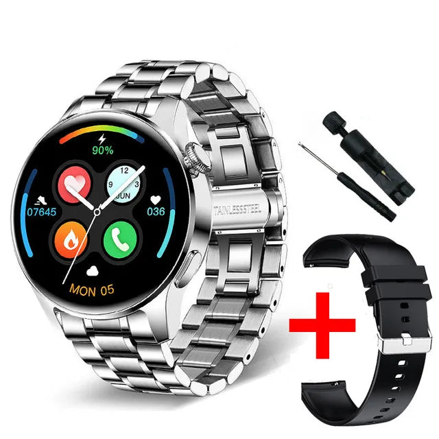 Ultradünne Smartwatch mit Bluetooth und Fitness Tracker