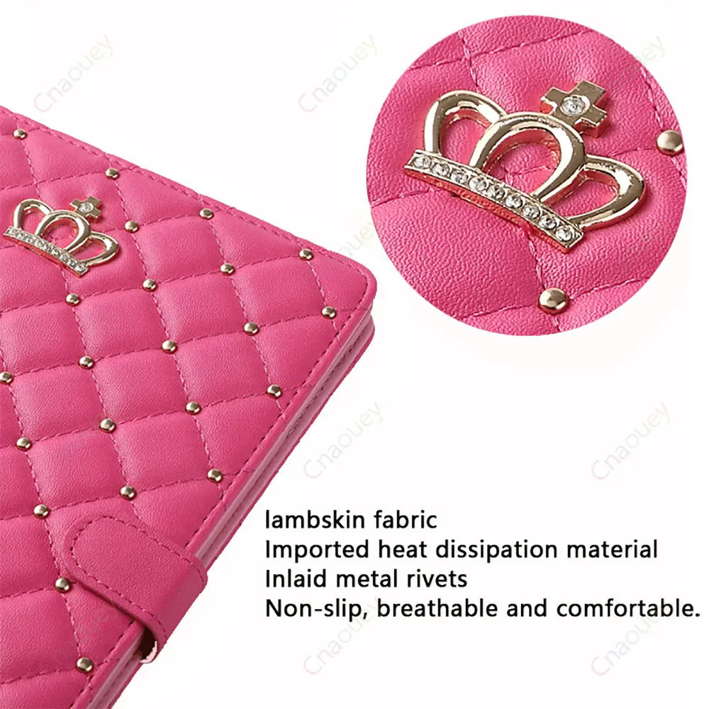 Étui intelligent en cuir d'agneau pour modèles iPad