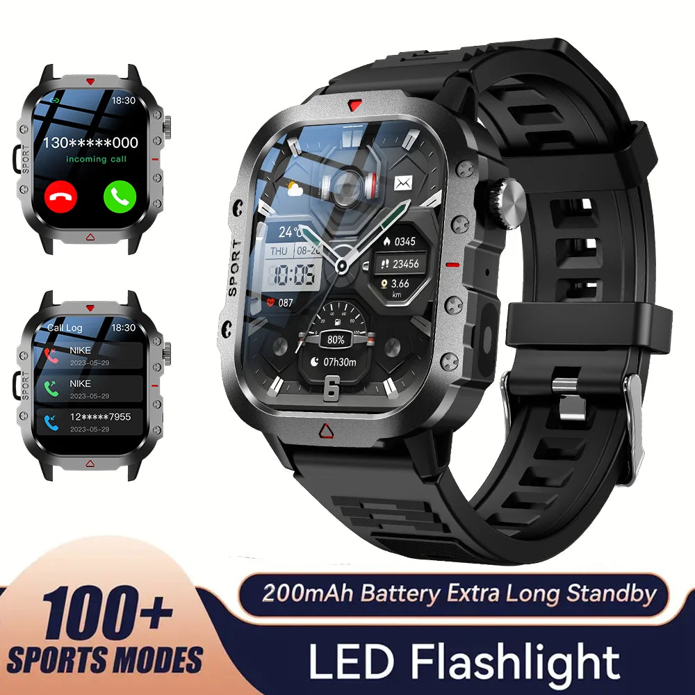 Outdoor Smartwatch mit 2,01" HD Display & Bluetooth