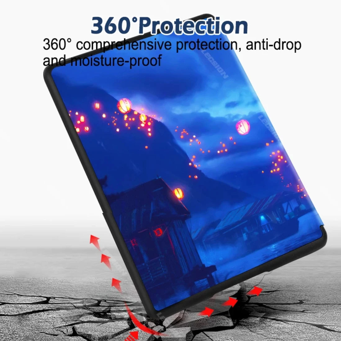 Étui + protection d'écran pour Kindle 10e génération 6 pouces