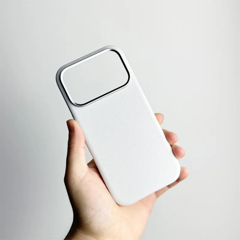 Elegante Magnet-Lederhülle für iPhone 17 Pro Max