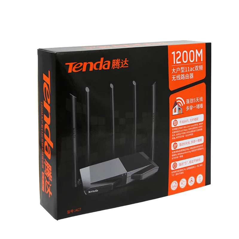Tenda AC7 Dualband WLAN Router AC1200