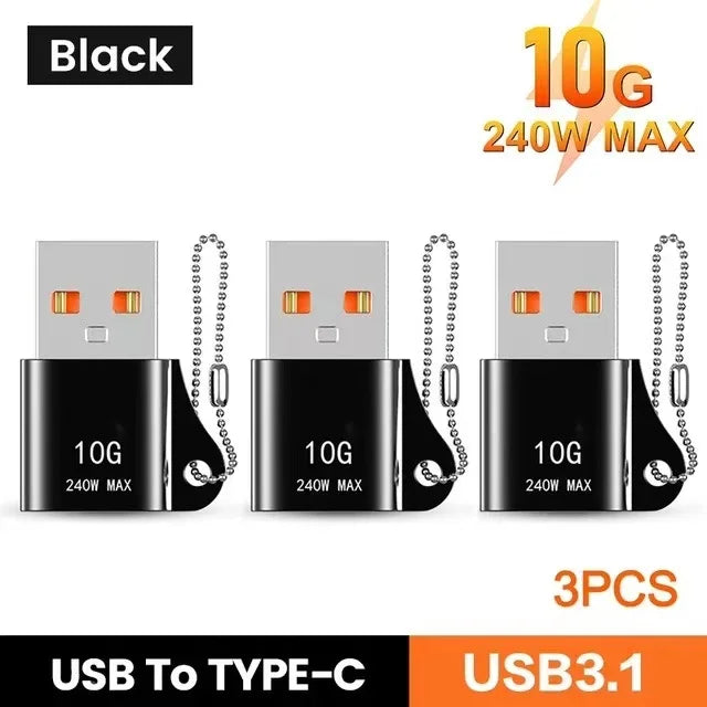 USB-zu-Typ-C Adapter 10A OTG Konverter
