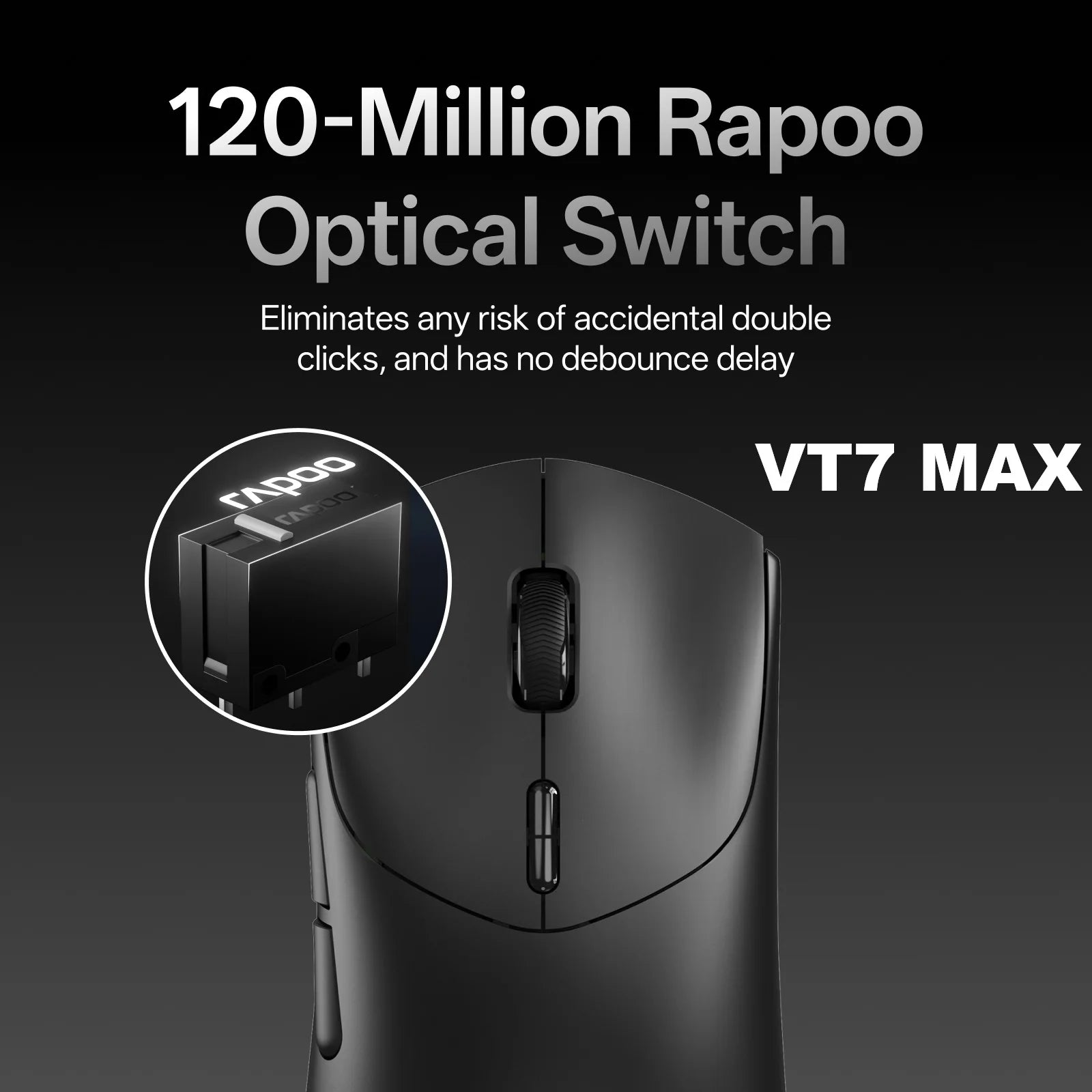 Leichte Wireless Gaming-Maus mit 8K Polling-Rate