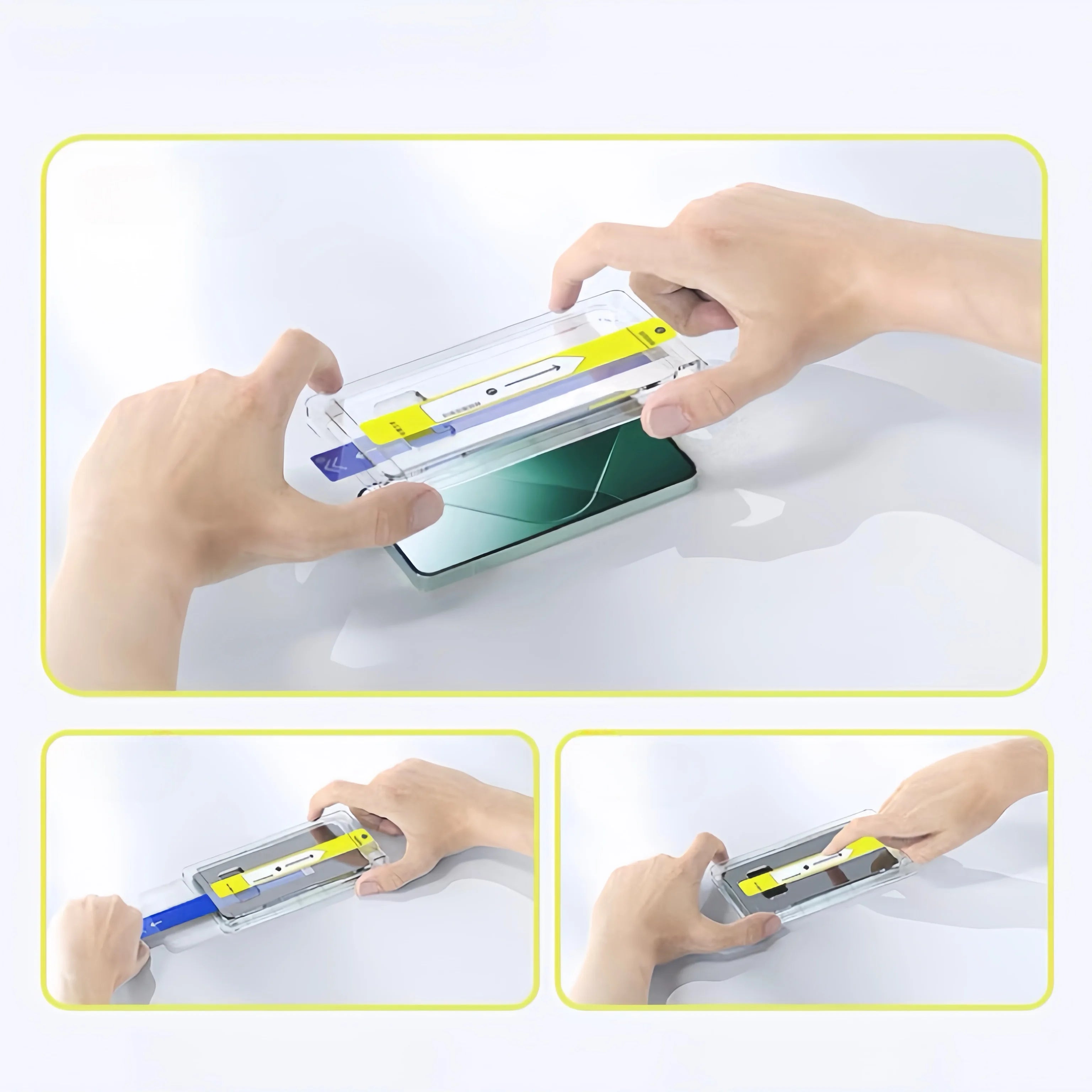 Panzerglas Google Pixel 6a–10 Pro mit Set