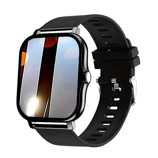 Moderne Smartwatch mit Touchscreen und Fitness-Tracking