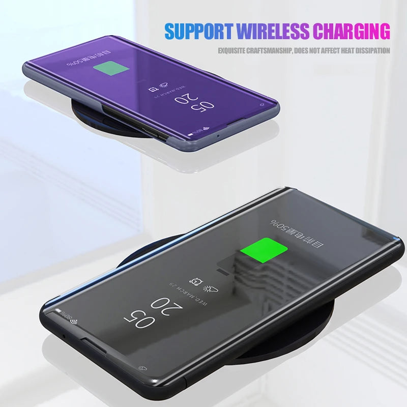 Luxury Leather Mirror Case Xiaomi