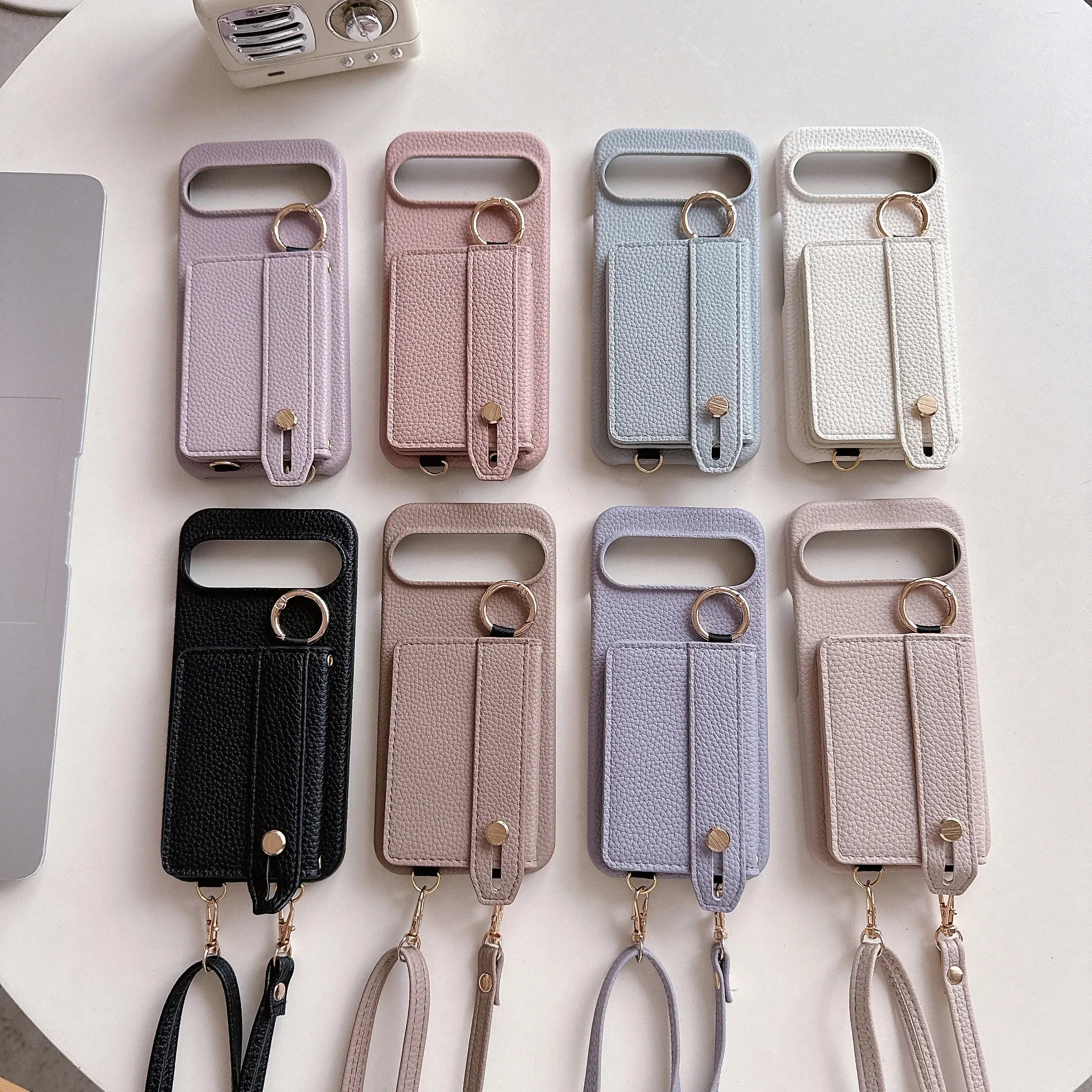 Ring Crossbody Wallet Hülle für Google Pixel 9