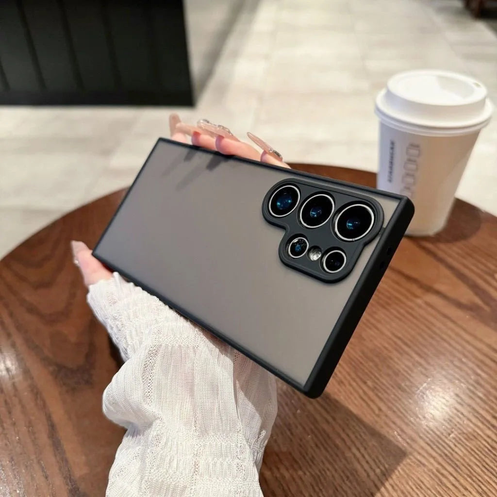 Matt transparente Stoßschutz-Hülle Samsung