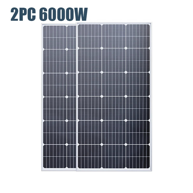 6000W Solarpanel 18V für Haus, RV & Camping