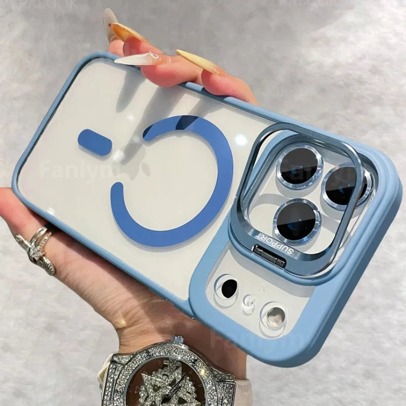 Magnetische Hülle für iPhone 17 mit Linsenschutz