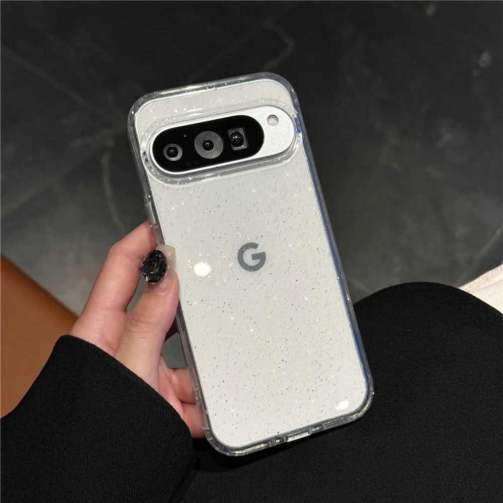 Luxuriöse Glitzer Hülle Pixel 9 Pro XL