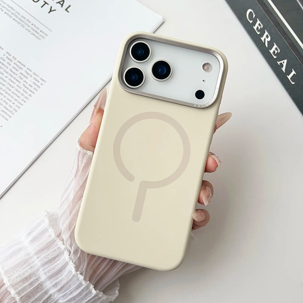 Silikonhülle für iPhone 17 Air Pro Max mit Magsafe