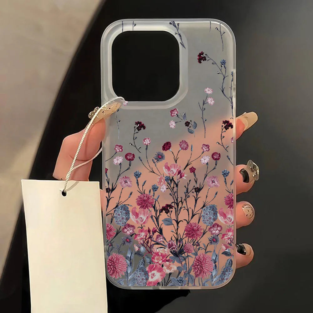 Blumen Handyhülle für iPhone 17 Pro Slim Case