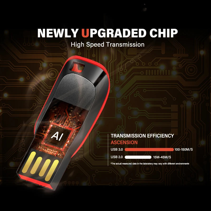 Hochgeschwindigkeits USB-Stick 128GB Schwarz