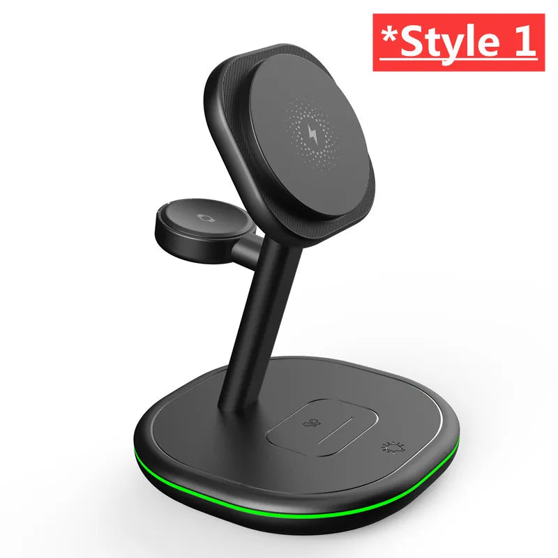 3-in-1 Magnetic Wireless Charging Station for Apple
